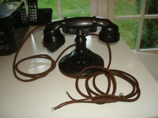 Rare Early Western Electric A1 Telephone A - 1 D76869 E - 1 Handset 12