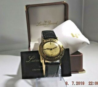 Lucien Piccard Gold 18k Vintage Watch Model 2369
