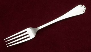 Flemish By Tiffany & Co.  Sterling Silver Individual Dinner Size Fork 7.  75 "