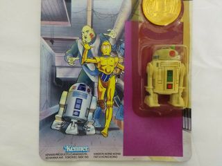 Star Wars Vintage Kenner R2 - D2 DROIDS CARTOON TV SERIES CANADA w/Pop Up 1985 5