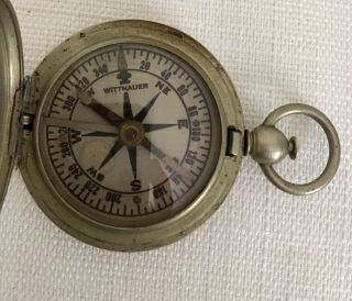 Vintage US MILITARY WITTNAUER POCKET WATCH TYPE SURVIVAL COMPASS 3