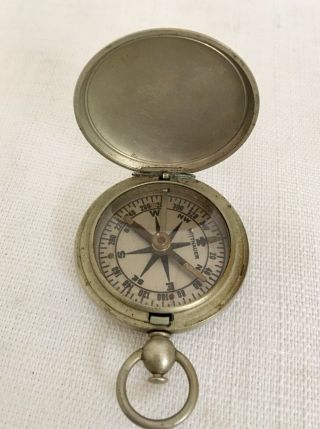 Vintage US MILITARY WITTNAUER POCKET WATCH TYPE SURVIVAL COMPASS 4