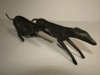 Loet Vanderveen Bronze Sculpture Greyhounds Running Signed Numbered 8/1750 Rare 2