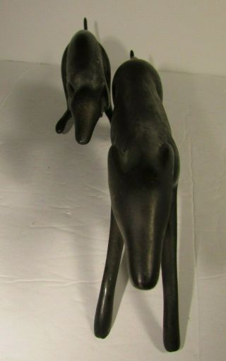 Loet Vanderveen Bronze Sculpture Greyhounds Running Signed Numbered 8/1750 Rare 3