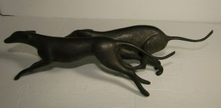 Loet Vanderveen Bronze Sculpture Greyhounds Running Signed Numbered 8/1750 Rare 5