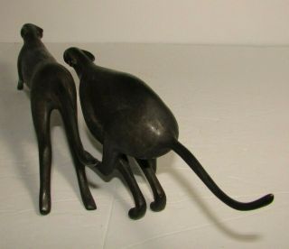 Loet Vanderveen Bronze Sculpture Greyhounds Running Signed Numbered 8/1750 Rare 6