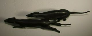 Loet Vanderveen Bronze Sculpture Greyhounds Running Signed Numbered 8/1750 Rare 7