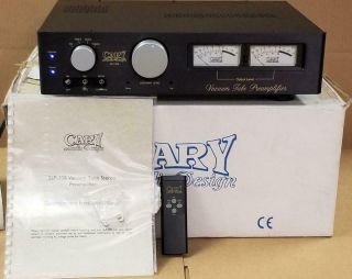 Rare Cary Audio Designs Slp - 308 Tube Preamplifier,  Remote And Box