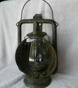 Vintage R.  R.  Inspector Oil Lamp By Star Head Light & Lantern Co.  Circa 1920