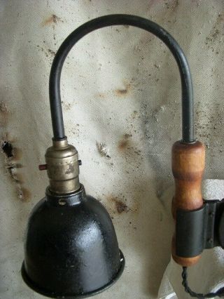 VINTAGE INDUSTRIAL ONE OF A KIND SCISSOR LAMP STEAMPUNK ANTIQUE MACHINE AGE 4