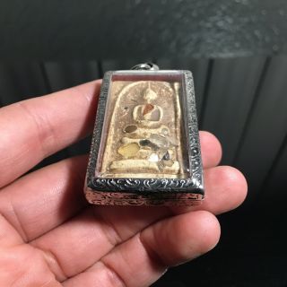 Somdej Relics Buddha Thai Amulet Luck Rich Charm Attract Protect Vol.  5 4