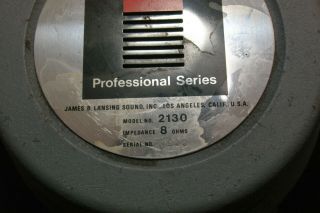 JBL 2130 - 8 Vintage JBL 2130 12 