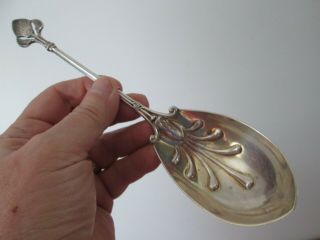 Lotus 1869 - Gorham Sterling - 9 In Berry Serving Spoon - Aesthetic