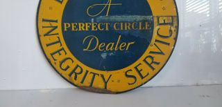Vintage Sign A Perfect Circle Expert Motor Repair Gas Oil Auto Service Station 10
