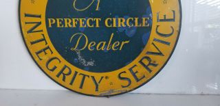 Vintage Sign A Perfect Circle Expert Motor Repair Gas Oil Auto Service Station 4