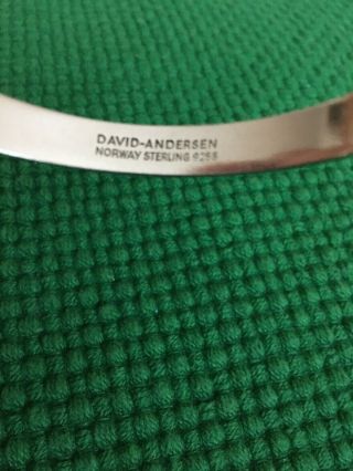 DAVID ANDERSEN NORWAY STERLING SILVER ENAMEL BRACELET 925s (36 g) 2
