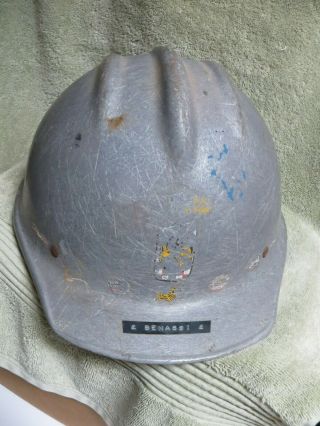 Vintage Bullard Hard Boiled 502 Fiberglass Hard Hat With Liner
