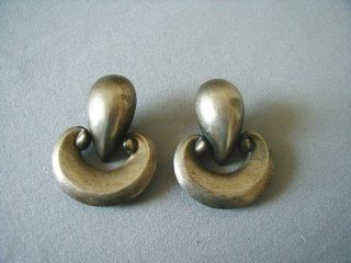 Sterling Clip On Earrings By Patricia Von Musulin