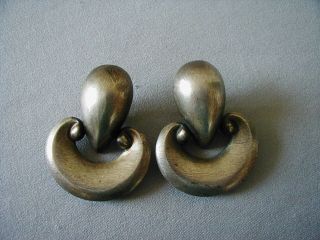 STERLING CLIP ON EARRINGS BY PATRICIA VON MUSULIN 4