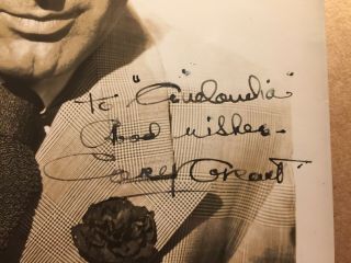 Cary Grant Very Rare Early Vintage Autographed 8/10 From 1941 Suspicion 5