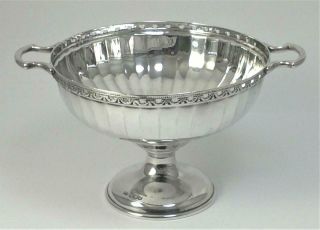 Vintage Art Deco Hallmarked Sterling Silver Sugar Bowl / Bonbon Dish–1927 (131g)