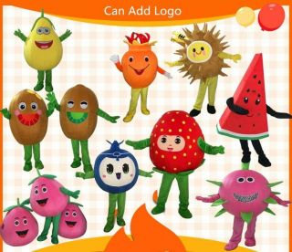 2019 Fruit Mascot Costume Suit Cosplay Party Game Dress Outfit Halloween Adults