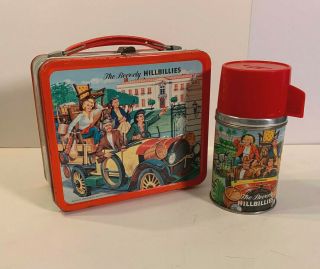 Vintage Beverly Hillbillies Aladdin Lunchbox W Thermos - 9