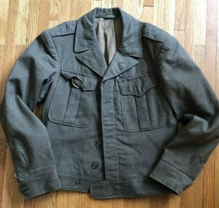 Ww2,  Wwii - - U.  S.  Army Officers,  " Ike " Jacket Size 36 R,  Dec 4,  1945