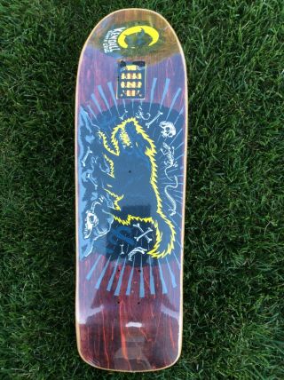 Santa Cruz Jeff Kendall Werewolf 1990 Nos Skateboard Deck Vintage In Shrink Wrap