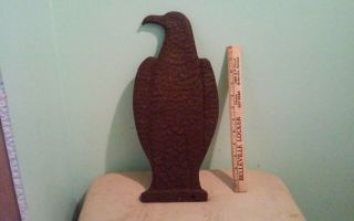 Vintage Cast Iron Eagle Windmill Weight.