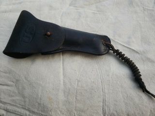 Ww2 U.  S.  Army Leather.  45 Caliber " Boyt " Pistol Holster,  (19) 44