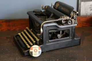 Vintage L C Smith Bros Typewriter Co 5 Typewriter antique steampunk industrial 4