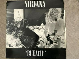 Nirvana Bleach White Vinyl First Pressing 1989.  Sub Pop Rare 2