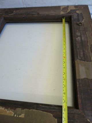 LARGE OLD picture frame BLACK fits a 20 inch X 17 