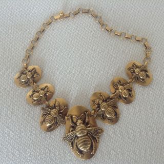 antique Vintage Joseff of Hollywood Bee Necklace 6