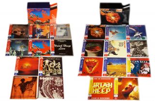 Uriah Heep - 19 Mini Lp Cd Japan 2006,  2 Promo - Boxes & Sleeves Complete Rare Oop