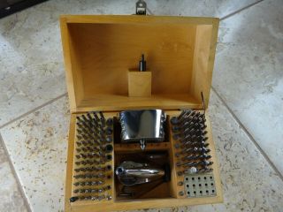 Vintage Boley Watchmakers Staking Tool Set Complete In Near