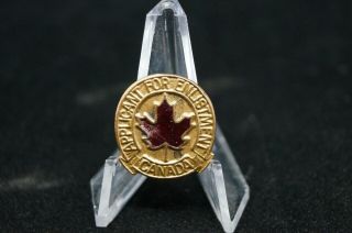 Ww2 Canadian Applicant For Enlistment Canada Lapel Pin