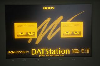 Sony PCM - E7700 - VINTAGE DAT Dual Deck Editor.  VERY RARE 2