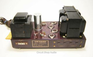 Vintage The Fisher Sa100 Stereo Tube Amplfier / 7189 - Gz34 / 139400 - - Kt