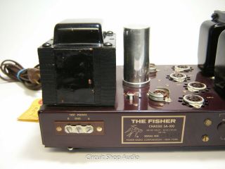 Vintage THE FISHER SA100 Stereo Tube Amplfier / 7189 - GZ34 / 139400 - - KT 2