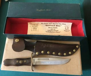 Vintage Schrade Buffalo Bill Wild West Bowie Knife