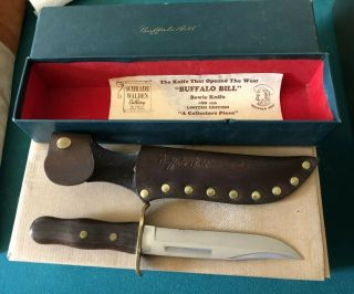 Vintage Schrade Buffalo Bill Wild West Bowie Knife 2