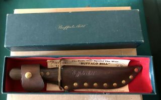 Vintage Schrade Buffalo Bill Wild West Bowie Knife 6