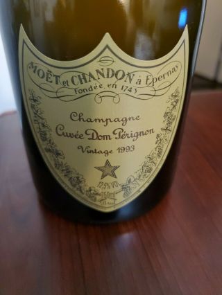 Vintage 1993 Cuvee Dom Perignon Champagne - never opened. 2