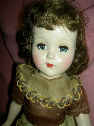 Gorgeous,  1940s vintage,  hard plastic signed: Mary Hoyer doll in lovely outfit 11