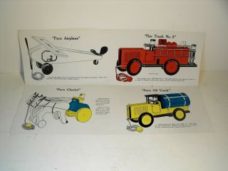 Double Sided Advertising Brochure For Pace Wooden Pull Toys.