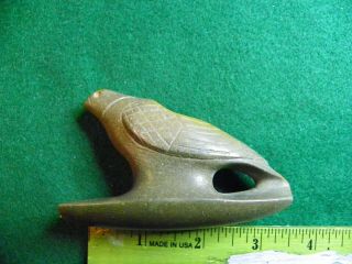 Extremely Rare Hopewell Bird Effigy Platform Pipe Indian Artifacts / Arrowheads