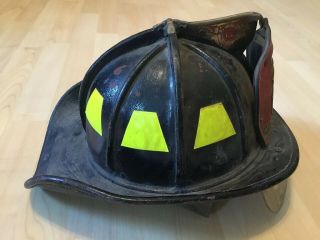 Vintage Cairns Leather Fire Helmet Size 7 3/4 Pennsylvania Estate Find