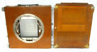 Vageeswari 10x12 Inch Wooden Field Camera With Plate Holder Vintage ULF (b) 12